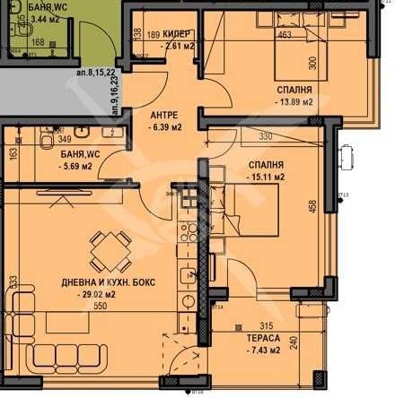 Тристаен апартамент в Пловдив, Остромила - 107 кв.м за 920 €/кв.м - Снимка #1