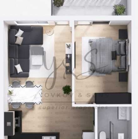 Двустаен апартамент в Пловдив, Христо Смирненски - 68 кв.м за 1405 €/кв.м - Снимка #1