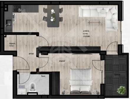 Двустаен апартамент в Пловдив, Кючук Париж - 71 кв.м за 617 €/кв.м - Снимка #1