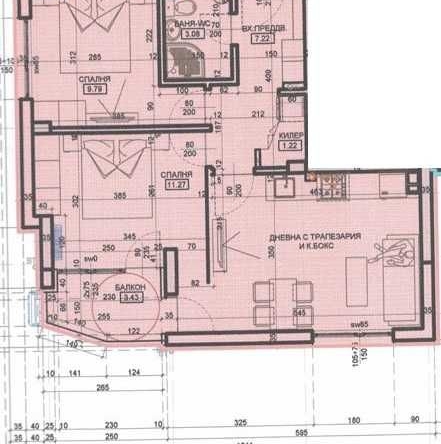 Тристаен апартамент в Търговище, Център - 72 кв.м за 996 €/кв.м - Снимка #1