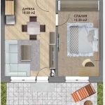 Двустаен апартамент в Пловдив, Христо Смирненски - 54 кв.м за 998 €/кв.м - Снимка #1