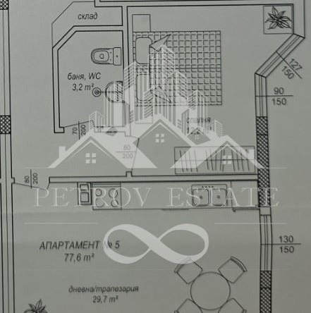 Тристаен апартамент в Велинград - 86 кв.м за 459 €/кв.м - Снимка #1