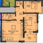 Тристаен апартамент в Пловдив, Остромила - 107 кв.м за 867 €/кв.м - Снимка #1