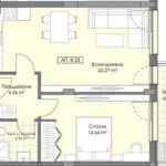 Двустаен апартамент в Пловдив, Остромила - 62 кв.м за 596 €/кв.м - Снимка #1