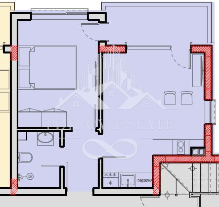 Двустаен апартамент в Велинград - 48 кв.м за 900 €/кв.м - Снимка #1