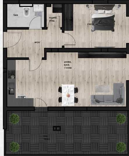 Двустаен апартамент в Пловдив, Кючук Париж - 99 кв.м за 960 €/кв.м - Снимка #1