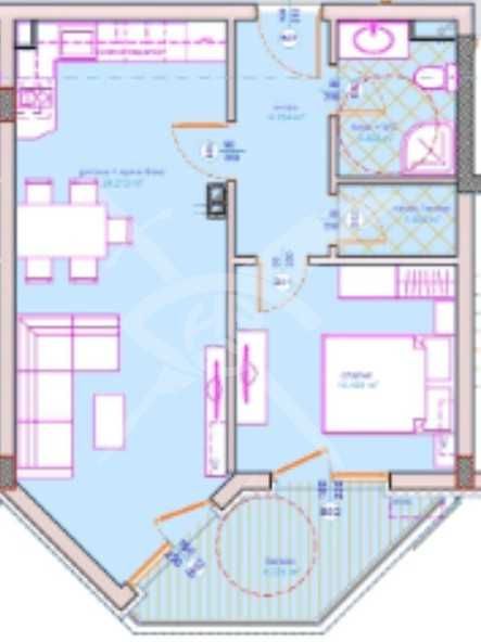 Двустаен апартамент в Бургас, Сарафово - 69 кв.м за 1295 €/кв.м - Снимка #1