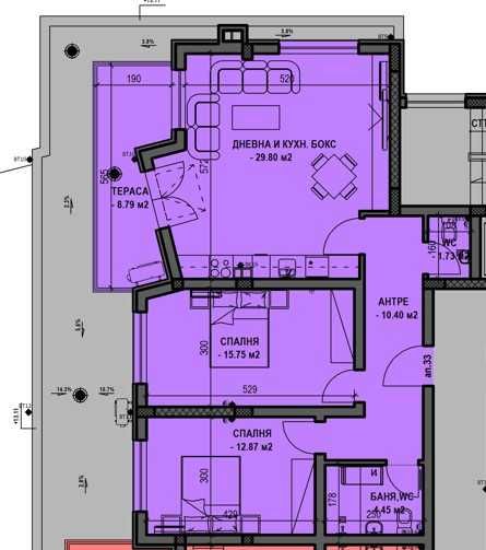 Тристаен апартамент в Пловдив, Остромила - 113 кв.м за 865 €/кв.м - Снимка #1