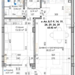 Двустаен апартамент в Пловдив, Кючук Париж - 74 кв.м за 618 €/кв.м - Снимка #1