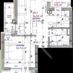 Двустаен апартамент в Бургас, Крайморие - 71 кв.м за 1005 €/кв.м - Снимка #1