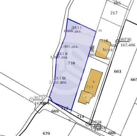 Земеделски имот в Пловдив, Коматево -  кв.м за 7563 €/дка - Снимка #1