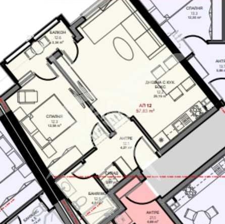 Двустаен апартамент в Поморие - 58 кв.м за 2308 €/кв.м - Снимка #1