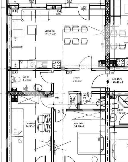 Тристаен апартамент в Пловдив, Беломорски - 137 кв.м за 825 €/кв.м - Снимка #1