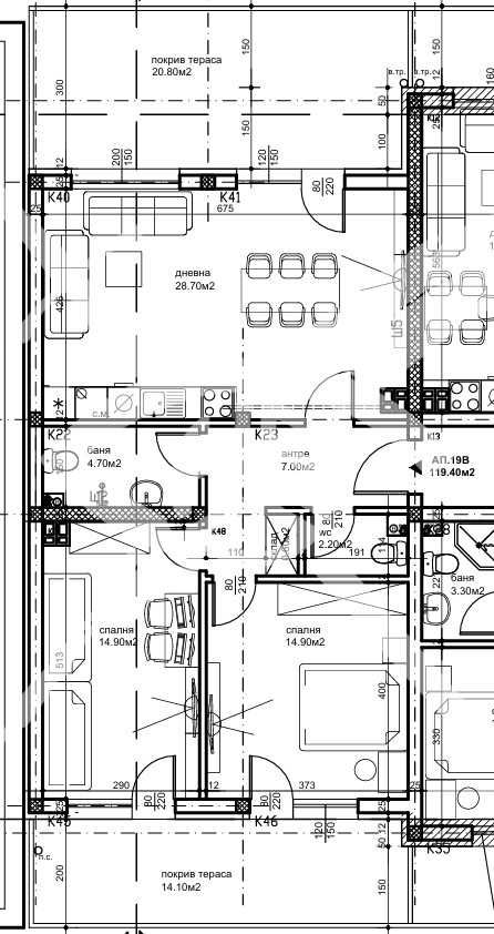 Тристаен апартамент в Пловдив, Беломорски - 137 кв.м за 825 €/кв.м - Снимка #1
