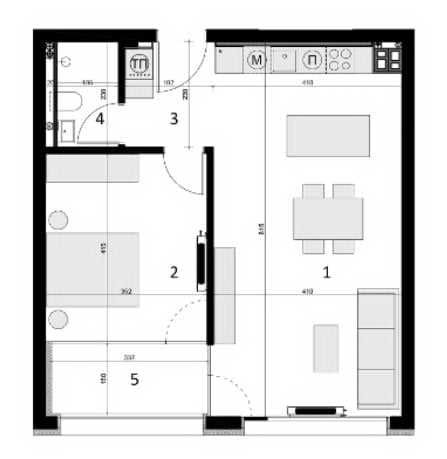 Двустаен апартамент в София, Студентски град - 78 кв.м за 2051 €/кв.м - Снимка #1