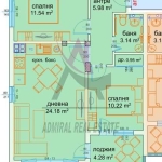 Тристаен апартамент в Варна, Изгрев - 80 кв.м за 1688 €/кв.м - Снимка #1