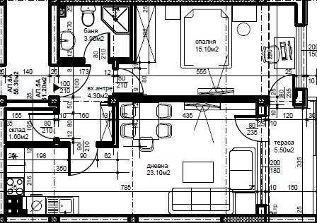 Двустаен апартамент в Пловдив, Христо Смирненски - 70 кв.м за 946 €/кв.м - Снимка #1