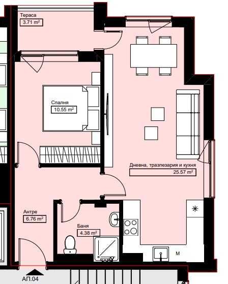 Двустаен апартамент в Асеновград - 65 кв.м за 759 €/кв.м - Снимка #1