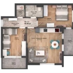 Тристаен апартамент в Пловдив, Захарна фабрика - 145 кв.м за 1056 €/кв.м - Снимка #1