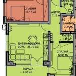 Двустаен апартамент в Пловдив, Остромила - 82 кв.м за 1122 €/кв.м - Снимка #1