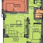 Дава се под наем Двустаен апартамент в Пловдив, Остромила - 82 кв.м за 88670 € - Снимка #1