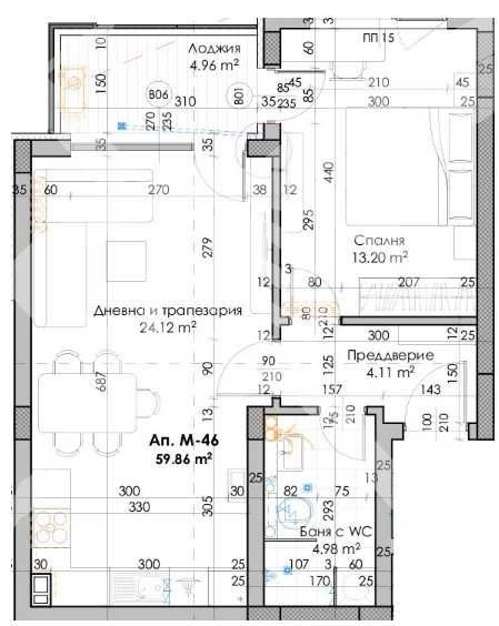 Двустаен апартамент в Пловдив, Кючук Париж - 71 кв.м за 797 €/кв.м - Снимка #1