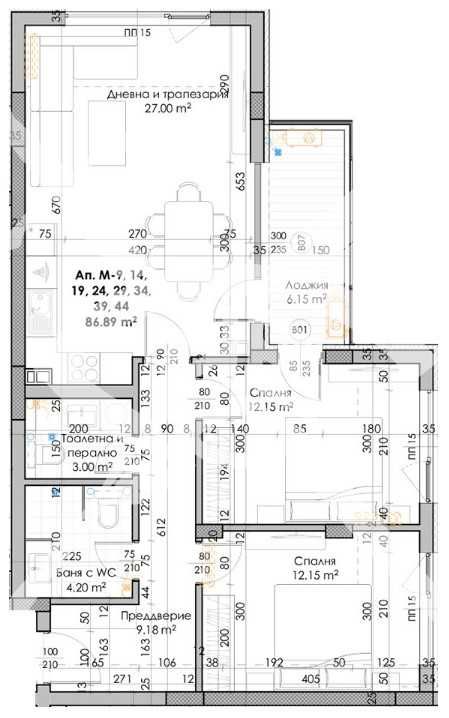Тристаен апартамент в Пловдив, Кючук Париж - 102 кв.м за 449 €/кв.м - Снимка #1