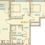 Тристаен апартамент в София, Зона Б-19 - 129 кв.м за 1186 €/кв.м - Снимка #1