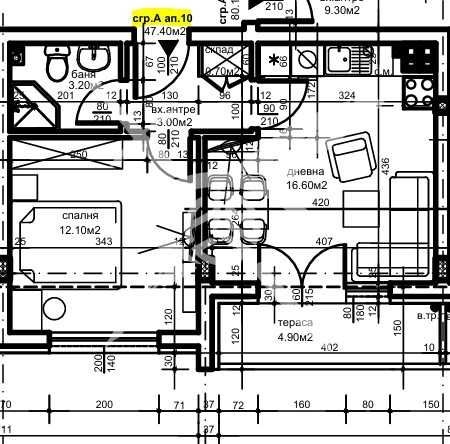 Двустаен апартамент в Пловдив, Христо Смирненски - 53 кв.м за 1131 €/кв.м - Снимка #1