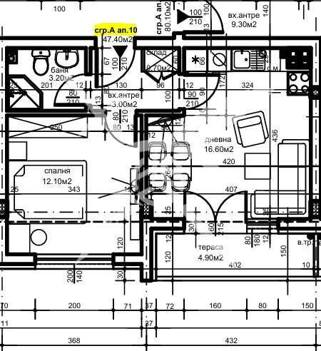 Двустаен апартамент в Пловдив, Христо Смирненски - 53 кв.м за 1131 €/кв.м - Снимка #1
