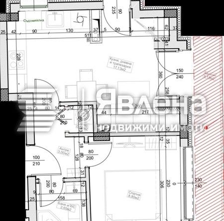 Двустаен апартамент в Бургас, Възраждане - 66 кв.м за 1794 €/кв.м - Снимка #1