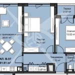 Тристаен апартамент в Пловдив, Христо Смирненски - 117 кв.м за 756 €/кв.м - Снимка #1