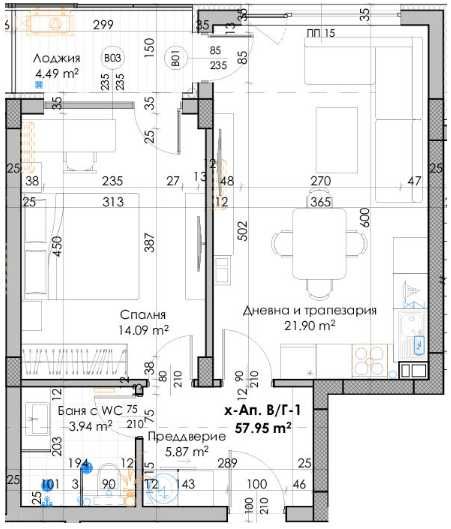 Двустаен апартамент в Пловдив, Кючук Париж - 71 кв.м за 749 €/кв.м - Снимка #1