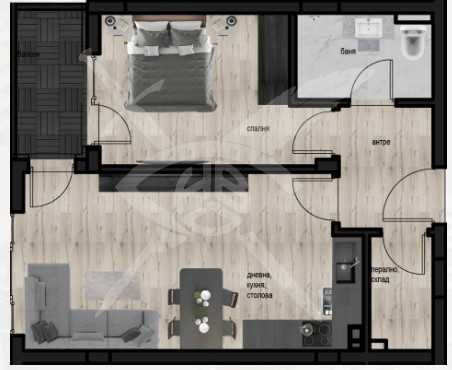 Двустаен апартамент в Пловдив, Кючук Париж - 70 кв.м за 614 €/кв.м - Снимка #1