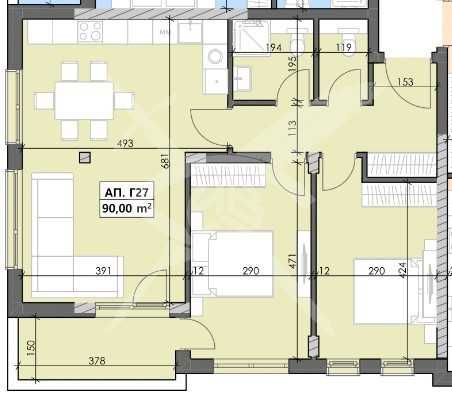 Двустаен апартамент в Пловдив, Кършияка - 110 кв.м за 1205 €/кв.м - Снимка #1