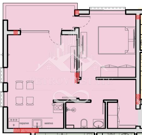 Двустаен апартамент в Велинград - 57 кв.м за 900 €/кв.м - Снимка #1
