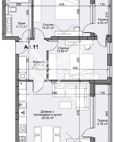 Тристаен апартамент в Пловдив, Кършияка - 111 кв.м за 1904 €/кв.м - Снимка #1