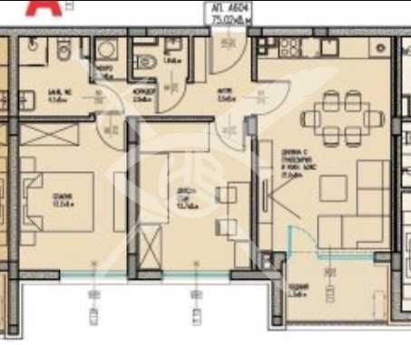 Тристаен апартамент в Бургас, Славейков - 85 кв.м за 1056 €/кв.м - Снимка #1