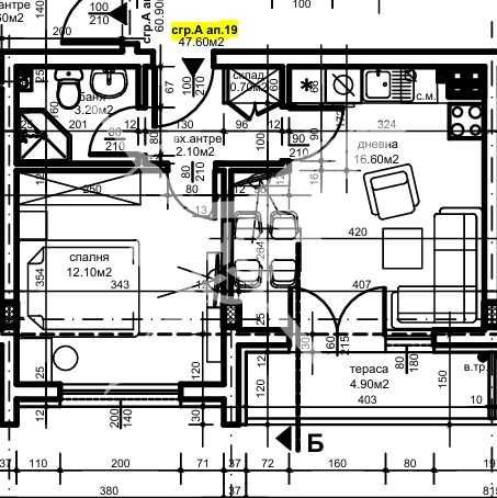 Двустаен апартамент в Пловдив, Христо Смирненски - 54 кв.м за 1128 €/кв.м - Снимка #1