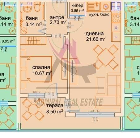 Двустаен апартамент в Варна, Изгрев - 65 кв.м за 1508 €/кв.м - Снимка #1