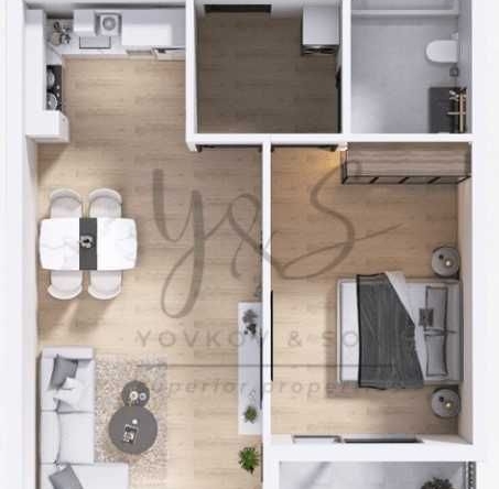 Двустаен апартамент в Пловдив, Христо Смирненски - 75 кв.м за 1356 €/кв.м - Снимка #1
