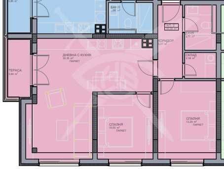 Тристаен апартамент в Пловдив, Христо Смирненски - 98 кв.м за 614 €/кв.м - Снимка #1