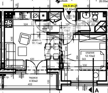 Двустаен апартамент в Пловдив, Христо Смирненски - 53 кв.м за 1131 €/кв.м - Снимка #1