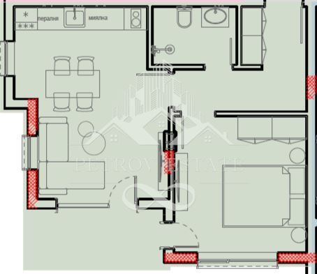 Едностаен апартамент в Велинград - 54 кв.м за 900 €/кв.м - Снимка #1