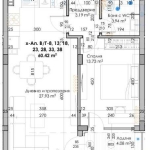 Двустаен апартамент в Пловдив, Кючук Париж - 74 кв.м за 532 €/кв.м - Снимка #1