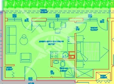 Двустаен апартамент в Бургас, Изгрев - 96 кв.м за 1409 €/кв.м - Снимка #1