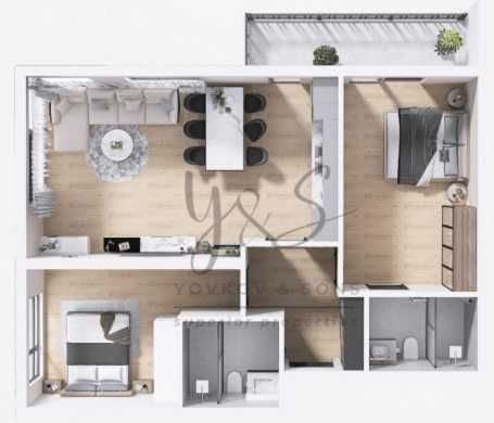 Тристаен апартамент в Пловдив, Христо Смирненски - 101 кв.м за 1307 €/кв.м - Снимка #1