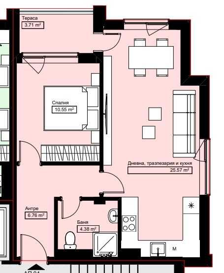 Тристаен апартамент в Асеновград - 83 кв.м за 757 €/кв.м - Снимка #1