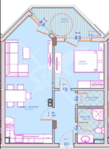 Двустаен апартамент в Бургас, Сарафово - 69 кв.м за 1300 €/кв.м - Снимка #1