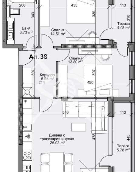 Тристаен апартамент в Пловдив, Кършияка - 111 кв.м за 1907 €/кв.м - Снимка #1